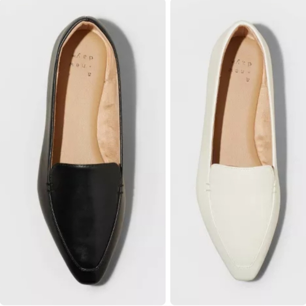 2 pairs of Women's Hayes Loafer Flats - A New Day™